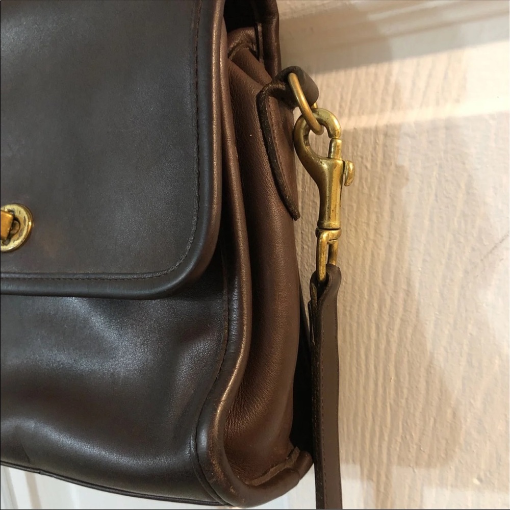 Vtg. Coach Court Crossbody Bag J9C-9870 - Picture 5 of 11